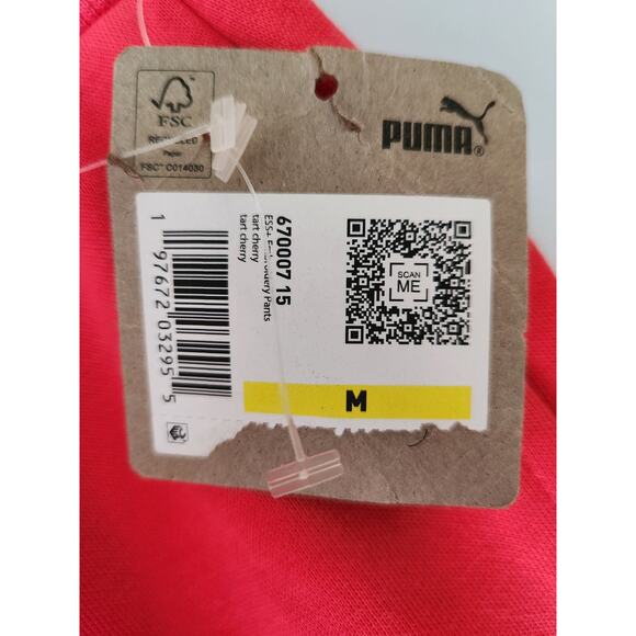 NWT Puma Women's Jogging Pants Tart Red M - Picture 4 of 6